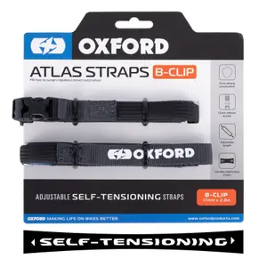 Motorradgurt Oxford Atlas B-Clip (x2)