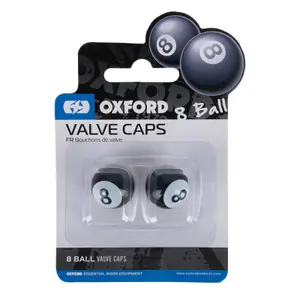 Paire de bouchons de valves moto Oxford Snooker image-1