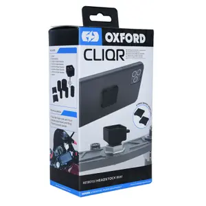 Soporte para smartphone de moto para la cabeza y la empuñadura Oxford Cliqr image-3
