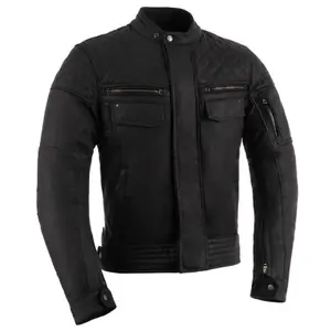 Motorcycle jacket Oxford Wax Cirée Kaki Hardy 2.0 2XL