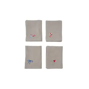 Serviet til bordet OYOY Living Design Noël (x4)