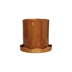 Vaso con piattino OYOY Living Design Nami