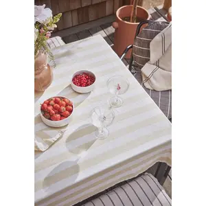 Striped organic cotton tablecloth OYOY Living Design image-2