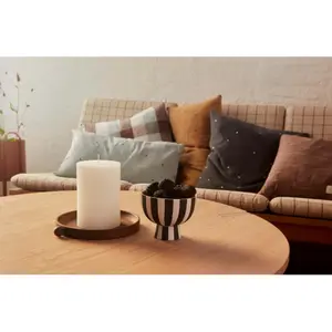 Fodera per cuscino quadrata in cotone a pois OYOY Living Design image-1