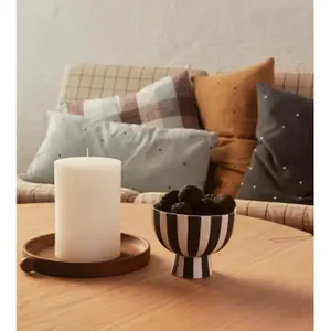 Lange Kissenbezug mit Punkten aus Baumwolle OYOY Living Design Kyoto image-2