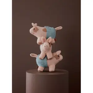 Mini Cotton and Polyester Plush Toy OYOY Living Design Hugo le cochon image-1