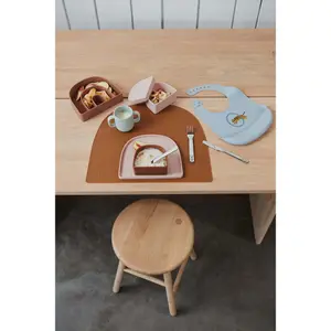 Assiette Ensemble mini et bol en silicone OYOY Living Design image-1