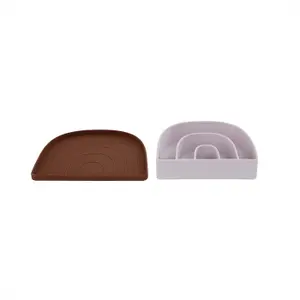 Prato mini e tigela em silicone OYOY Living Design