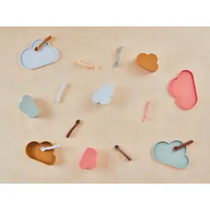 Assiette mini et bol en silicone enfant OYOY Living Design image-1