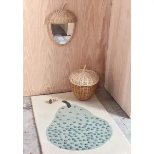 Mini wool and cotton floor mat for kids OYOY Living Design image-1