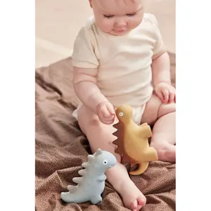Mini rubber dinosaur plush toy for baby OYOY Living Design image-2