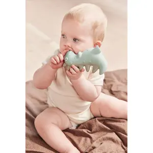 Mini rubber dinosaur plush toy for baby OYOY Living Design image-2