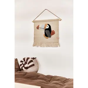 Mini wall rug in natural fibre OYOY Living Design image-1