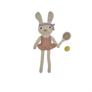 Peluche Mini tennis Miew Rabbit in cotone per bebè OYOY Living Design image-0
