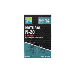 Βελονάκια Preston NATURAL N-20 Size 14 (x15) image-0