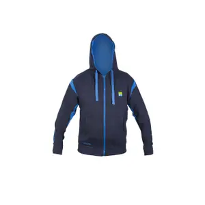 Navy blue zip-up hoodie Preston image-0