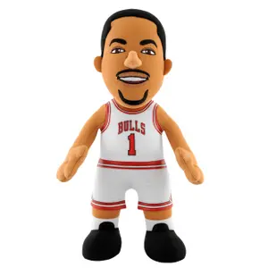Poupluche Derrick Rose 25 cm Blanc Chicago Bulls image-0