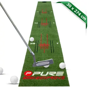 Putting mat Pure2Improve Perfect Stroke 275x30cm
