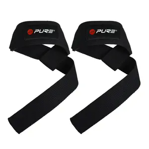 Muñequeras de levantamiento Pure2Improve Lifting Straps image-0