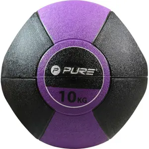 Medicine ball Pure2Improve handles 10Kg image-2