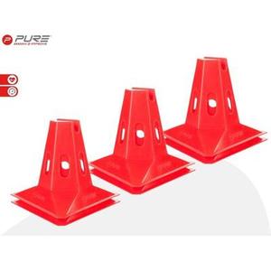 p2i361110-set-of-6-triangular-cones-pure2improve-red-one-size