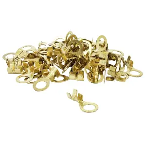 Bananpluggar för elkabel motorcykel obeskydda mässing P2R (x50) image-0