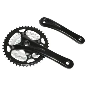 Aluminum crankset (box) removable chainrings P2R 9V. 170 mm 44-32-22
