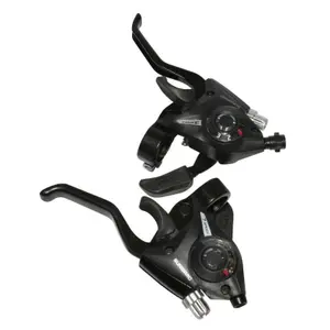 Pair of aluminum shifters for shimano compatible brakes P2R V-Brake image-1