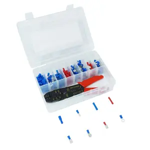 200-piece electrical cable terminal kit with pliers P2R image-3