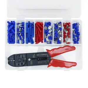200-piece electrical cable terminal kit with pliers P2R image-0