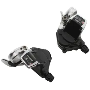 Pair of road bike levers for triple flat handlebars P2R Push-Pull Shimano