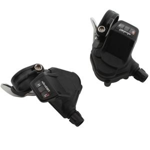 14054-pair-of-road-bike-levers-for-double-triple-flat-handlebars-p2r-push-pull-shimano-black-9-speeds