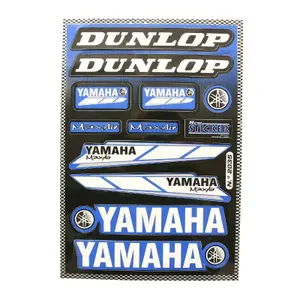 Sheet of 12 stickers P2R Racing Dunlop