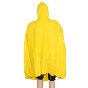 Waterdichte poncho met capuchon en dikke hoogwaardige PVC hoes P2R image-2