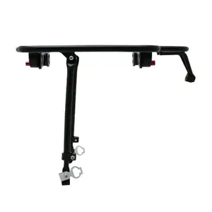 Porte-bagages vélo avant plateforme pliable sur les côtés alu P2R 10 kgs