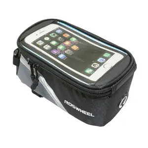 Bike frame bag-potential smartphone for cell phone - i-phone velcro attachment P2R 19.5 x 10 x 9 cm image-1