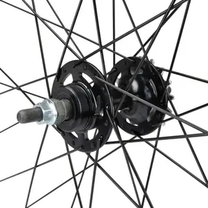 Road wheel fixie rear double thread with sprocket P2R 16 T image-1