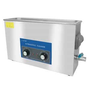 Professional analog ultrasonic tank cleaner with drain valve P2R 10 L 240 W image-2
