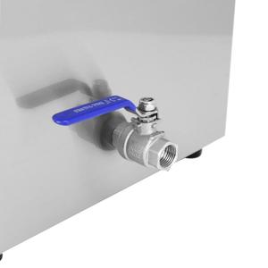 Profesjonalna analogowa myjka ultradźwiękowa z zaworem spustowym P2R 30 L 600 W image-2