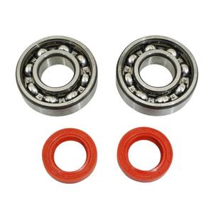 Roulement d'embiellage et joint acier P2R Peugeot 50 Ludix, Speedfight 3, Jet Force, Kisbee-Django, Citystar 2T image-0