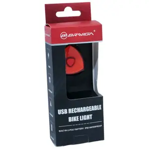 Éclairage vélo USB arrière sur tige de selle Led 30 lumens avec indicateur de freinage, 7 modes P2R image-1