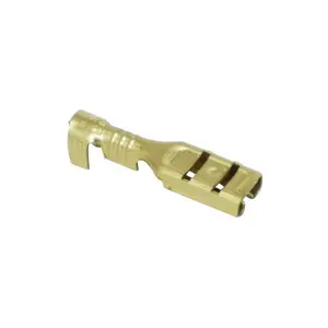 Pack of 100 non-insulated flat female brass terminals P2R Rs 7785 image-0