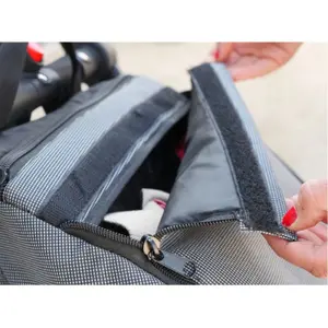 Bicycle trailer with aluminium frame and wheels for seatpost P2R shopping trailer 12" 20 Kg image-2