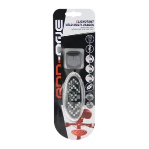 usb rear directional bike light on seat post with wireless direction indicator button P2R image-2