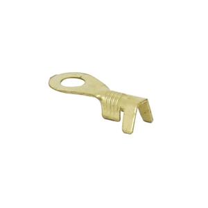 Pack of 100 non-insulated brass cable lugs eyelet P2R image-1
