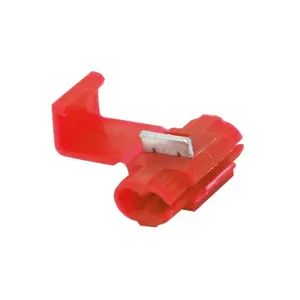 Pack of 100 pre-insulated electrical connectors for wire sections P2R image-1