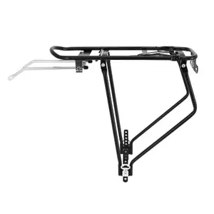 Doppelter Alu-Hinterradgepäckträger mit verstellbarem Gestänge P2R image-1