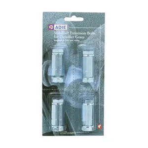 Paar verlengstukken voor achterwielas om stabilisator te monteren voor fiets met derailleur P2R image-2