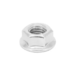 Pack of 10 steel hexagon shoulder nuts P2R M8 image-0