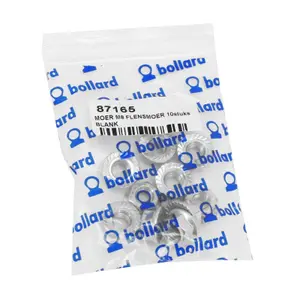 Pack of 10 steel hexagon shoulder nuts P2R M8 image-1